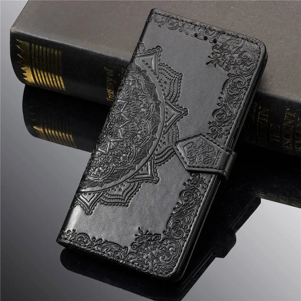 Black 1 Для Xiaomi Redmi Note 7 Pro Чехол книжного типа бумажник флип кожаный силиконовый задняя Капа для Redmi Note7 Примечание экран протектор принципиально - Цвет: Black 1