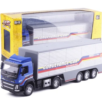 

High simulation 1:32 scale alloy Container semi, engineering car, truck, original packaging gift box,free shipping
