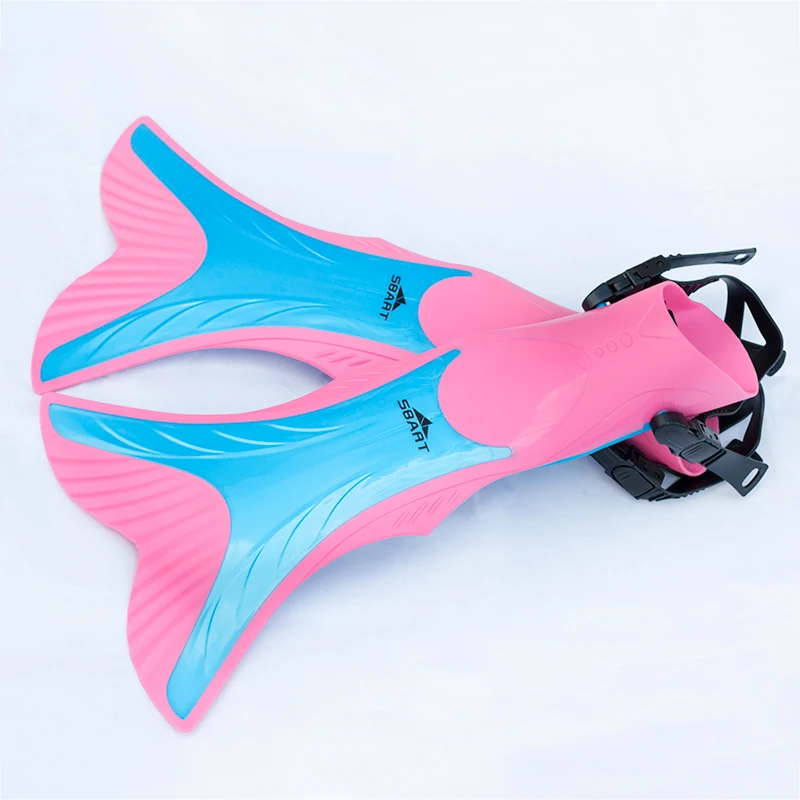 SBART Mermaid Flippers Kids Scuba Diving Swimming Flippers For Girls