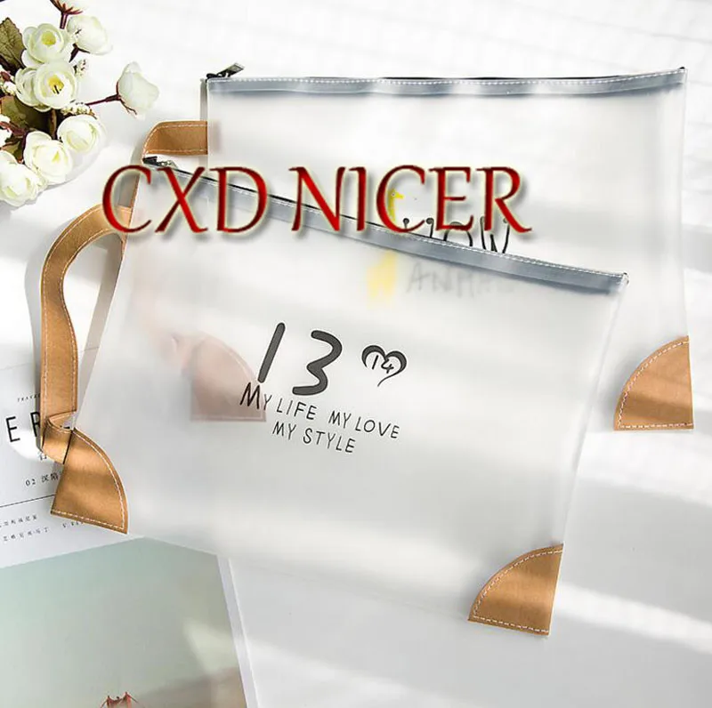 

Transparent Folder For Documents Office Supplies Organizers Stationery Store File Folder Bag Material Escolar