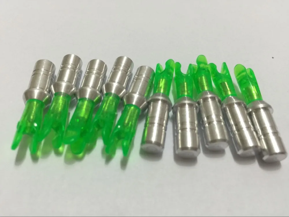 500sets archery hunting plastic large groove arrow nocks pin nock with