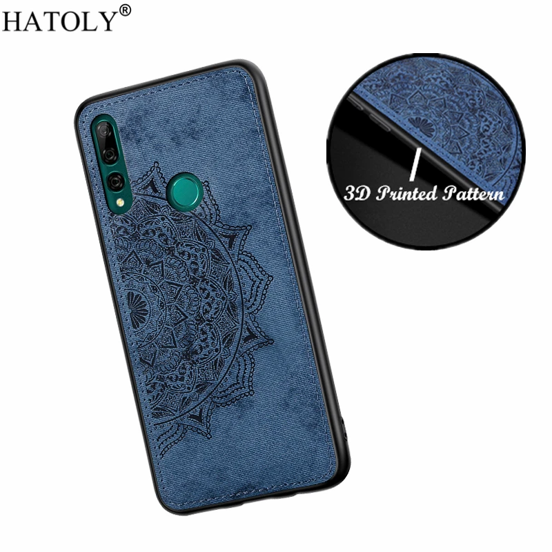 Чехол с 3D цветами для huawei P Smart Z мягкий силиконовый чехол защитой от отпечатков