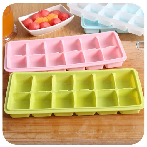 

DIY food grade 12 compartment silica gel ice mold ice maker 24*10*3cm Free shipping