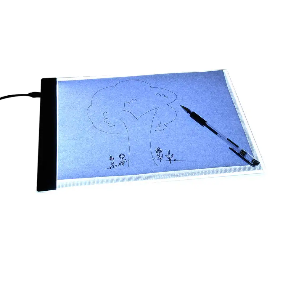 DC 5V USB A4 LED Drawing Board Art Stencil Board Light Pad Tracing