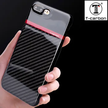 

Factory Directly Sale T-carbon Carbon Fiber Naked feeling Phone Case Signal Well fit for Iphone I7 I8 Car Accessories