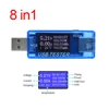 8-in-1 USB Current And Voltage Detector Digital Dispay 4V-30V Tester Current Voltage Charger Capacity Monitor ► Photo 2/6