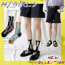 Весенние и летние цветные женские носки с кармашками женские носки