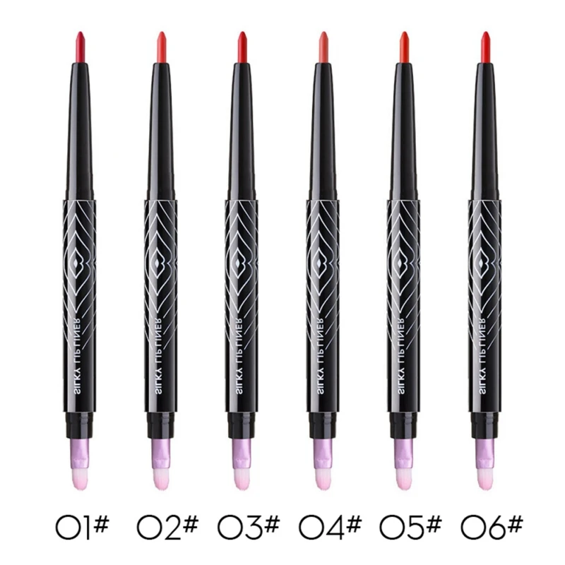 Lasting Lipliner Lips Makeup Brush Waterproof Professional Moisturizer Lip Liner Stick With Brush