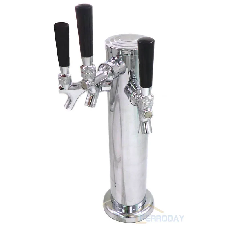 Buy STAINLESS STEEL TRIPLE BEER TAP, Chrome Triple