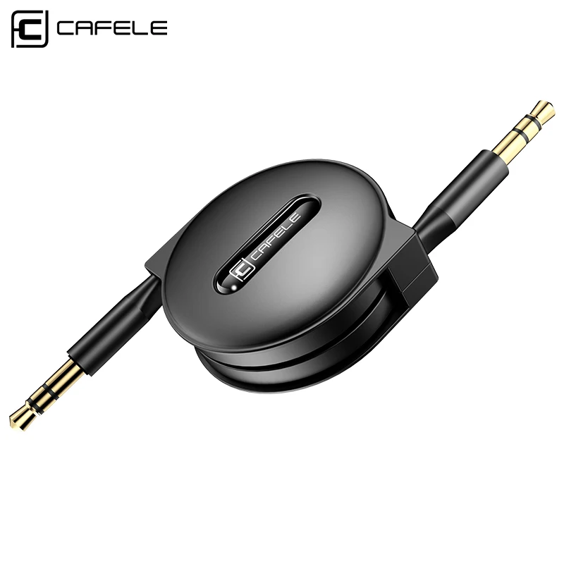 

CAFELE Retractable AUX Cable Audio Cable 3.5mm to 3.5mm Jack Speaker Cable for Car Phone Tablet Laptop MP3 Earphones Speaker