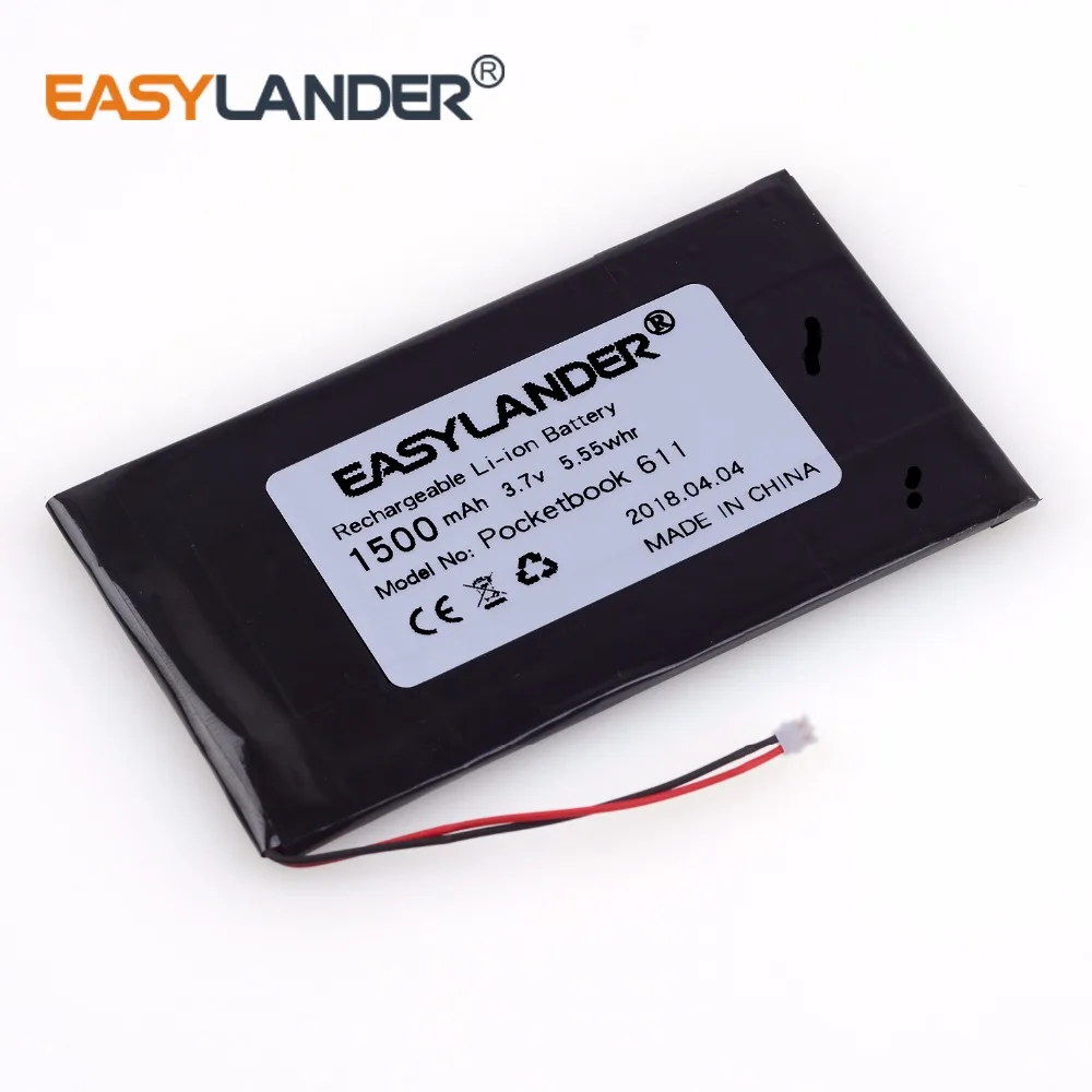 

Easylander Original connector 3.7V 1500mAh Rechargeable li-Polymer Battery For PocketBook 611 E-Book DVR