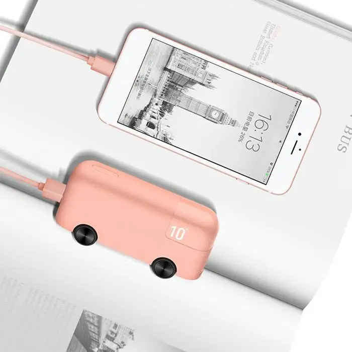 10000 мАч Мини Внешний аккумулятор для Xiaomi iPhone 7 Samsung S8 iPad зарядное устройство