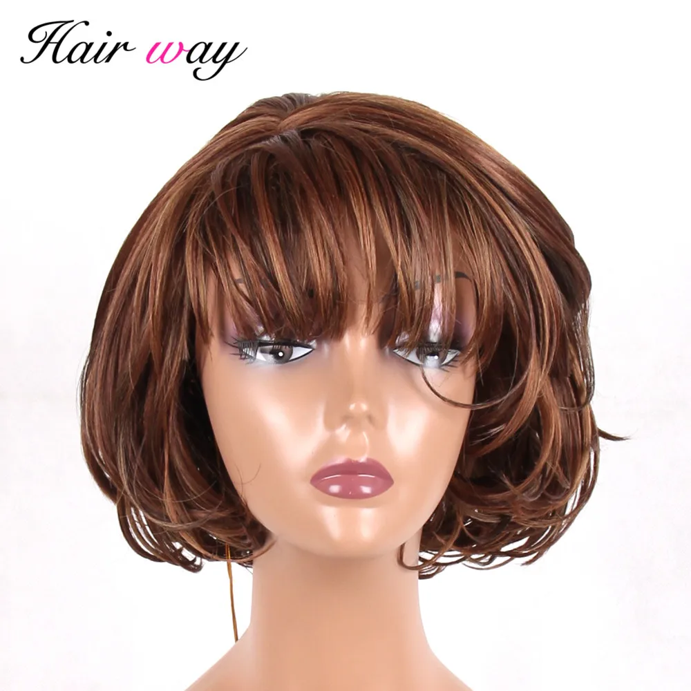 Hair Way 8 inchs Short Premium Japanese Fiber KanekalonMachine Made