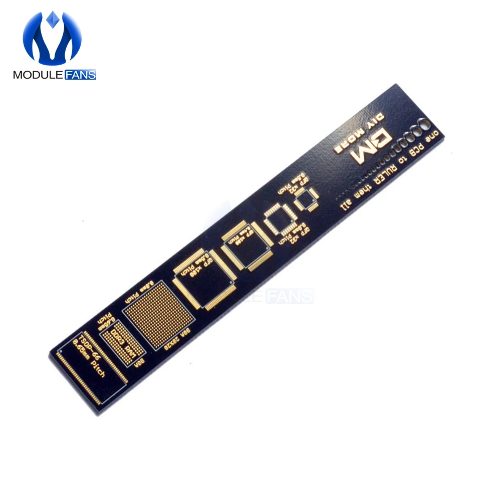

PCB Ruler For Electronic Engineers For Geeks Makers For Arduino Fans PCB Reference Ruler PCB Packaging Units v2 - 6
