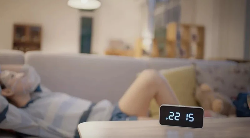 Xiaomi Mijia прикроватная лампа 2 часы Xiaoai умный светодиодный ночник для спальни красочный настольный светильник переключатель голосового управления для Homekit Mihome APP