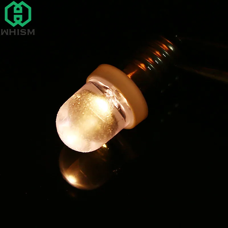 

WHISM E10 Screw Bulb Mini Signal Light Warning Indicator Lamp Instrument Bulbs DC 6/12/24V LED Party Lights Grow Props 1/2/10pcs