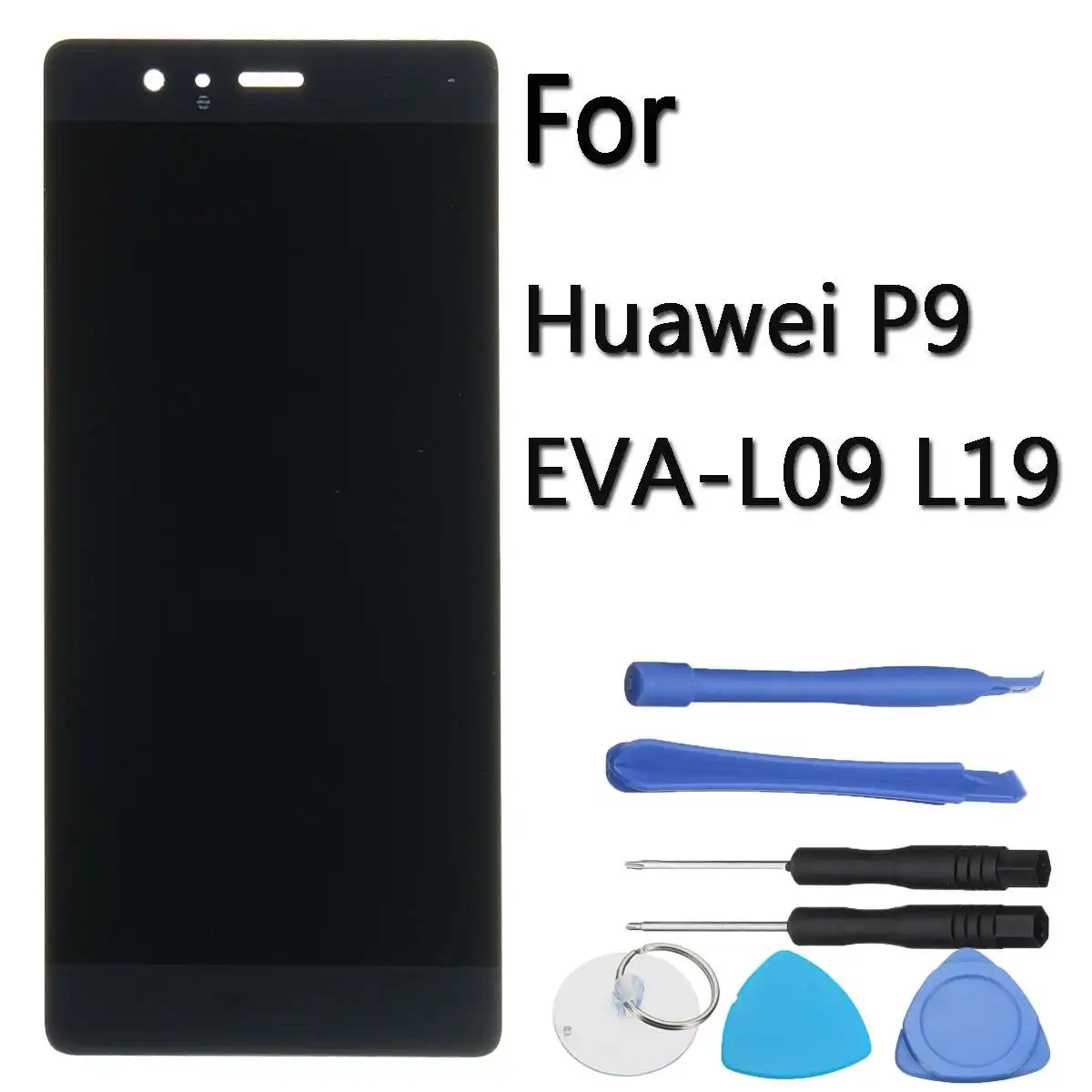 

Leory For Huawei P9 EVA-L09 L19 1Set Black Touch Digitizer Screen+LCD Display Assembly Frame Display Screen Replacement Assembly