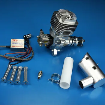 

DLE61 Gasoline-Engine 61CC, One-cylinder, Two stroke, exhaust pipe on the side