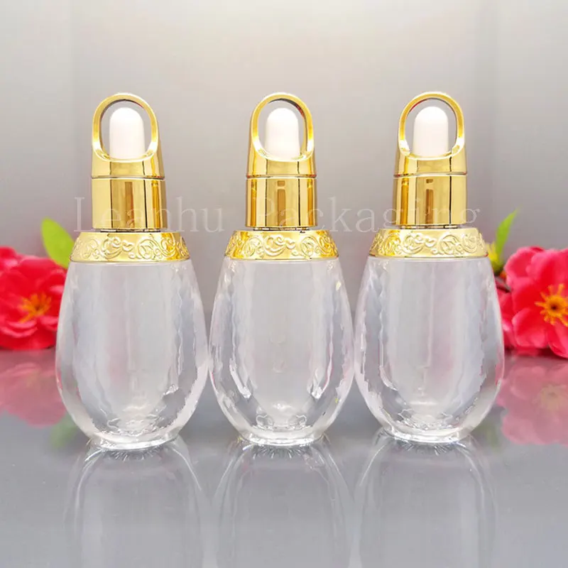 

10ML Clear Glass Dropper Bottle, 10 ML serum Vial, 10ml Cosmetic Packaging, Sample Display Container,Container For Essential Oil
