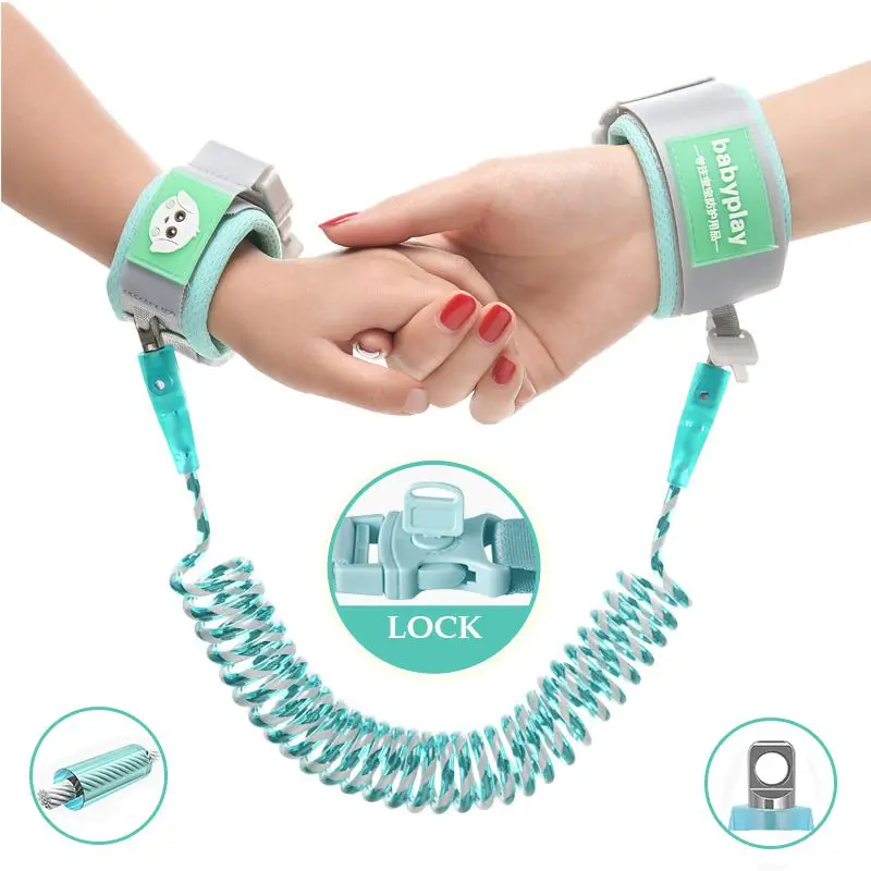 

New Reflective Anti Lost Wrist Link Toddler Leash Baby Safety Harness Adjustable Strap Rope Walking Hand Belt