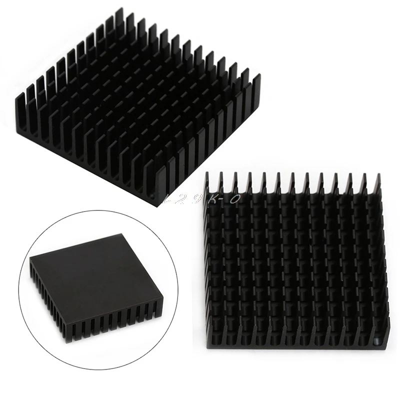 

2Pcs Radiator Aluminum Heatsink Extruded Profile Heat Dissipation for Electronic