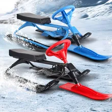 Рождественский подарок сталь материал подходит для взрослых и детей с тормозом Максимальная нагрузка 80kgs двигателя Снежный Гонщик/снега сани