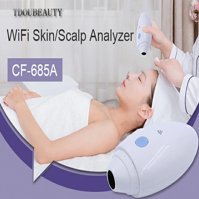 TDOUBEAUTY 2020 Новый CF 685A Ultra HD высокотехнологичный анализатор кожи головы с Wi Fi камера