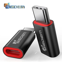 TIEGEM USB Adapter Type C to Micro USB Adapter OTG Type-C Converter for Macbook One Plus 5 USB Type-C Adapter for LG G5 Xiaomi 6