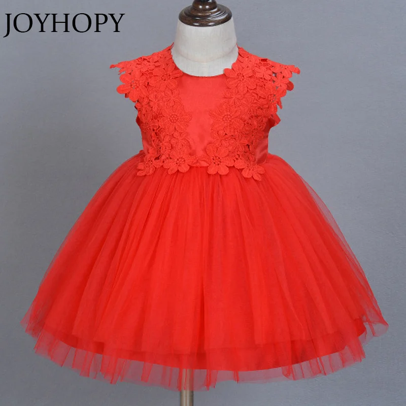 

Newborn Baby Girls Sleeveless Lace Bowknot Dress Children Toddler Princess Dress Baby Birthday Children Girl Christening Clothes