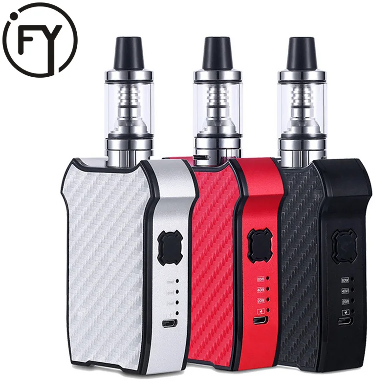 Низкая цена электронный вейп сигареты Starter Kit мех поле Vape Mod паров 80 Вт электронная