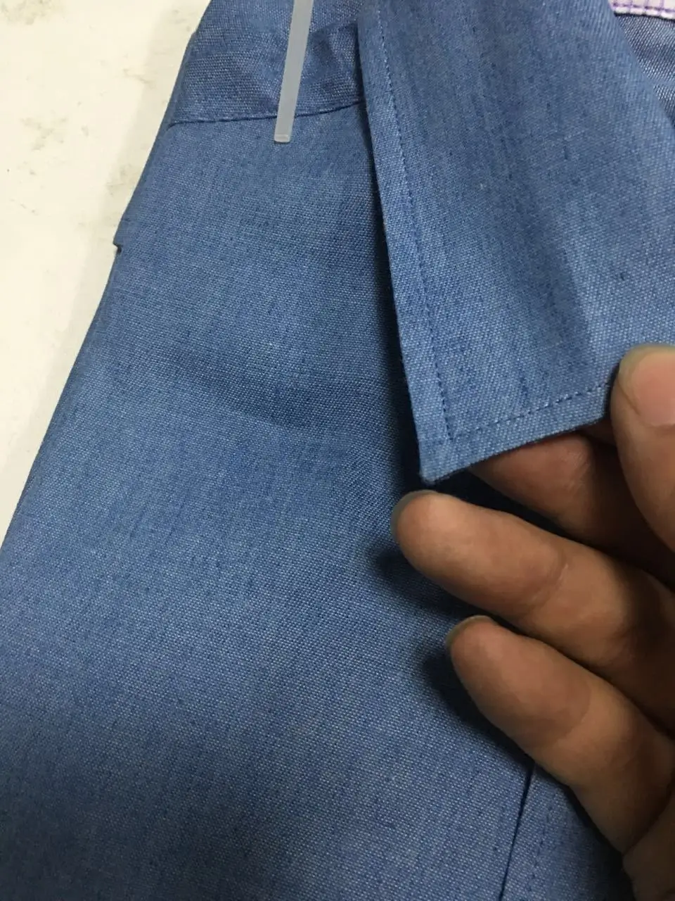 Новая мужская повседневная кожаная рубашка с длинными рукавами, EBay Корейская версия джинсовой рубашки, мужская одежда с длинным рукавом 20