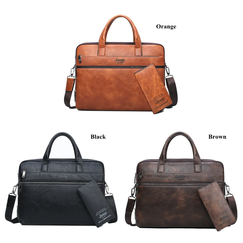 Leather Luxury Briefcases For Men Designer Work Business Tote Bolsas Black  Handbag Shoulder Lawyer Square A4 Side Crossbody Bag - AliExpress