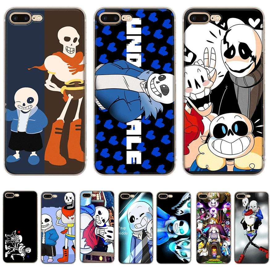 

Phone Case Cover Undertale Papyrus Sans For iPhone 5 5s SE 6 6s 7 8 Plus X XS XR Max Hard Pc Shell