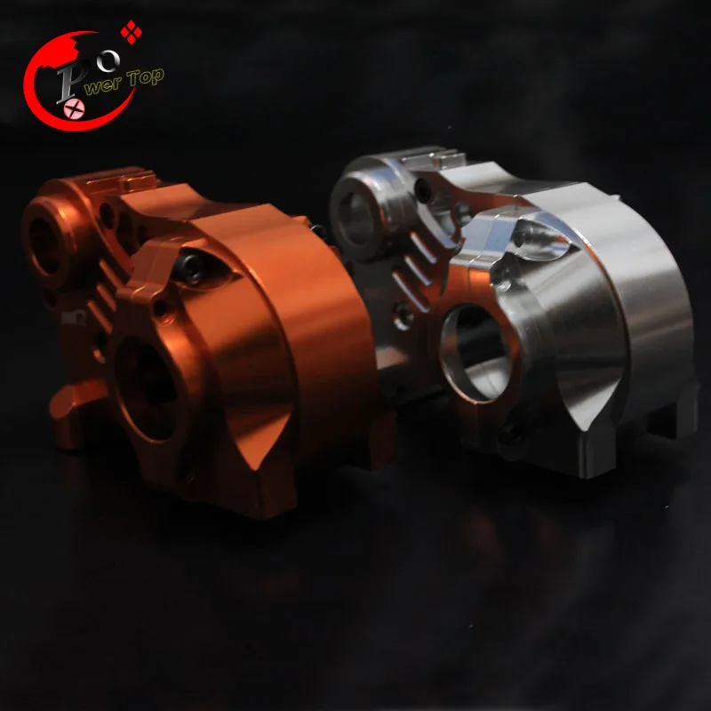 King Motor Baja CNC alloy gear box set for HPI Baja 5B Parts Rovan Free Shipping cnc alloy metal three sections of fission complete diff gear box set fit hpi km rovan baja 5b 5t 5sc king motor truck