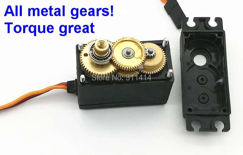 

2pcs/lot Servo 360 Degree Continuous Rotation 360 Servo MG995 Metal Gear Arduino Servo Digital Servo High Torque For Robot DIY