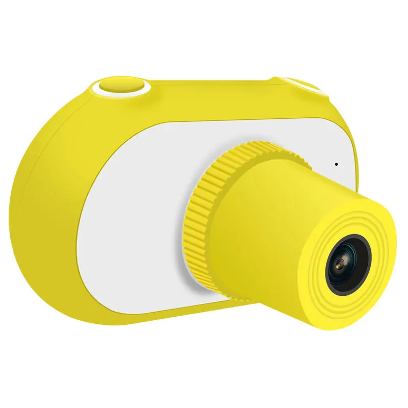 1,5 дюйма 1080P Мини LSR Cam цифровая камера для детей милая мультяшная Многофункциональная игрушка камера детский день рождения лучший подарок - Цвет: Цвет: желтый