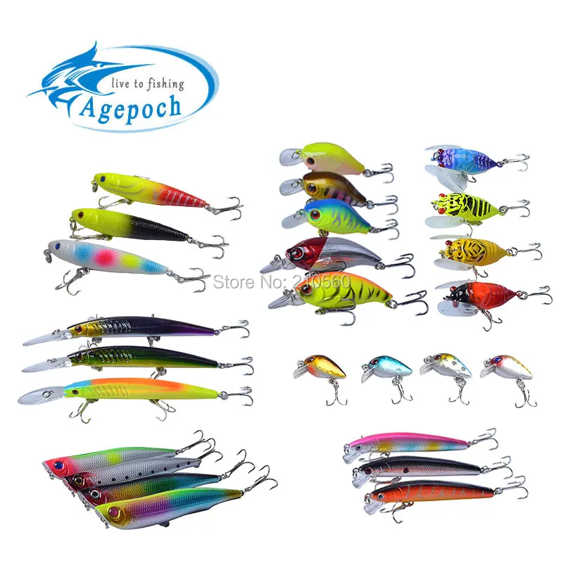 

Agepoch Fishing Lures Wobbler Feeder Carp Peche For Fish Supplies Accessory Octopus Benifit Set Hard Bait Jig Crankbait Spoon