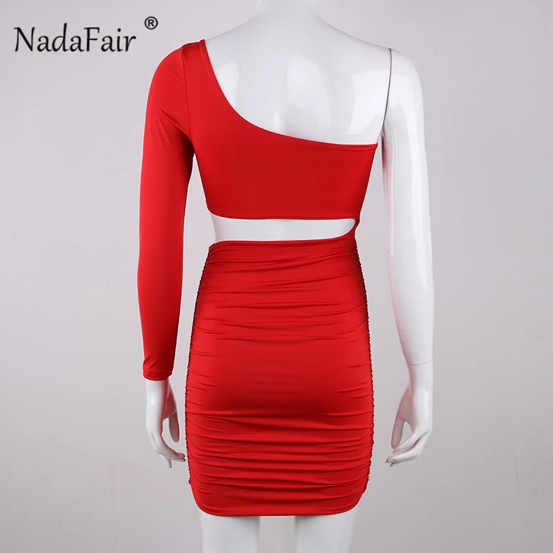 one shoulder bodycon vestido03