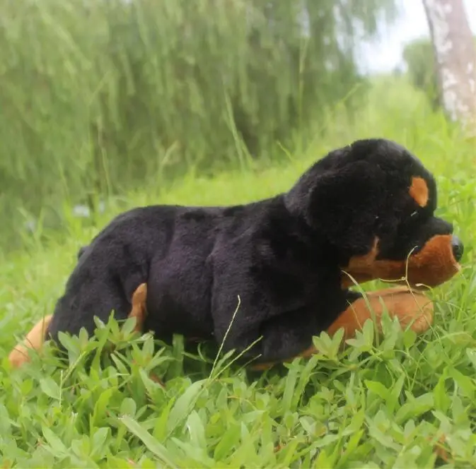 Моделирование Мягкие животные большая игрушка Ротвейлер кукла плюшевые собаки детские игрушки Подушка подарок