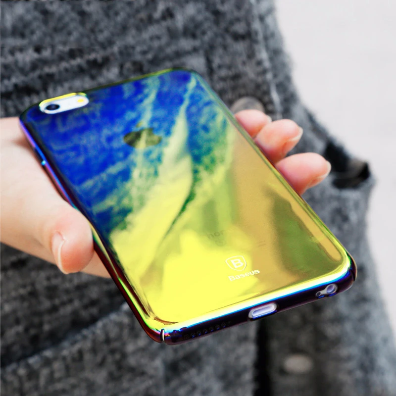 Роскошные глазурные Чехлы для Apple iPhone 6s 6 Чехол 360 полный защитный чехол 7 8 Plus