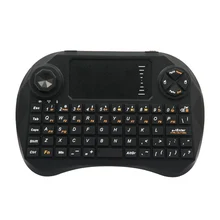 Mini Keyboard 2.4GHz Wireless Fly Air Mouse Combo Game Control QWERTY Keypad Smart Touchpad for Computer Android TV Box HTPC