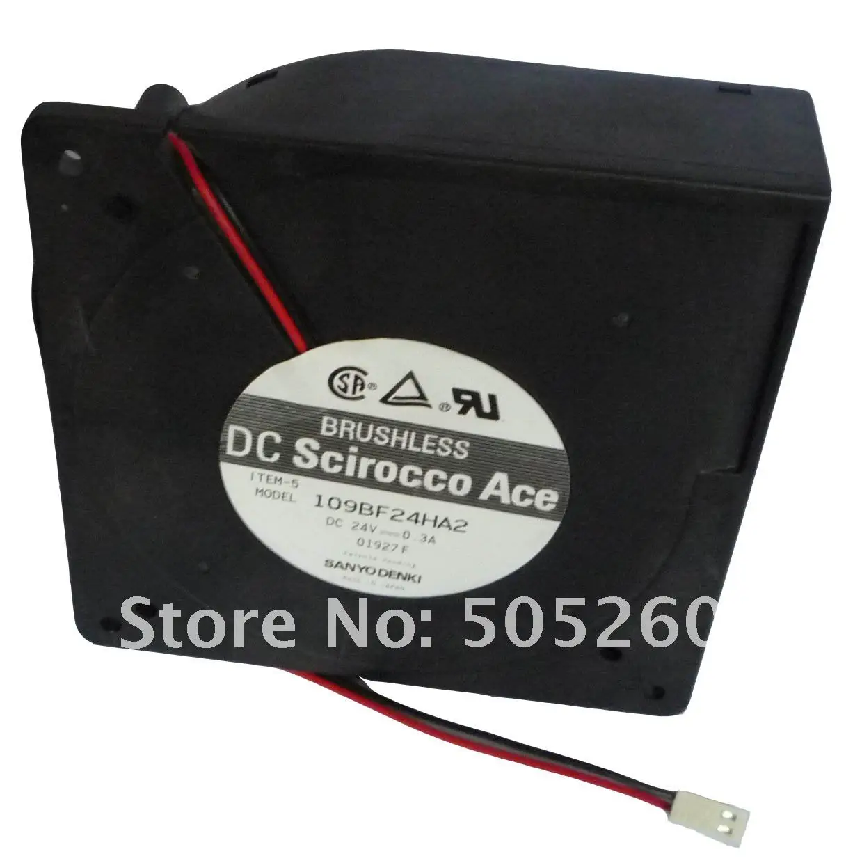 

12CM 24V 0.3A 109BF24HA2 Centrifugal Fan 120*120*32mm