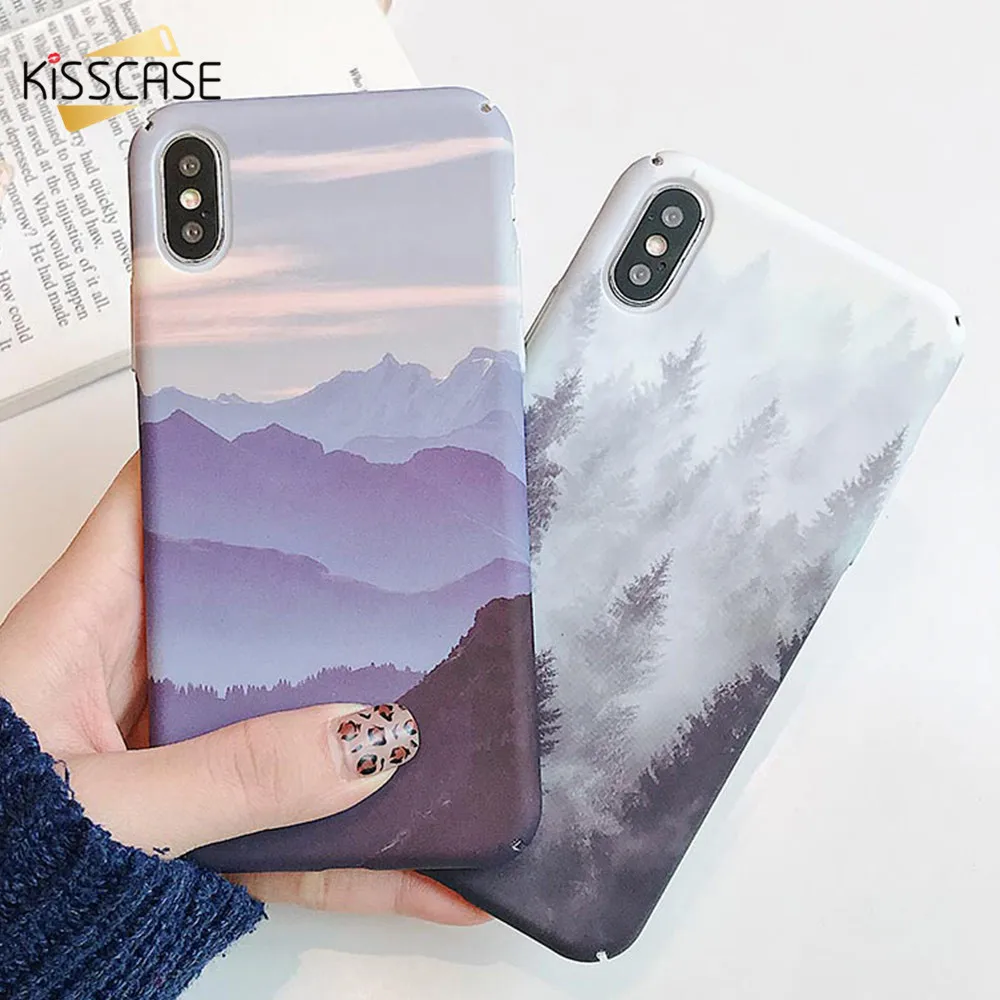 

KISSCASE Landscape Pinewood Pattern Hard Case For Xiaomi Redmi Note 7 Case For Xiaomi Mi 9 9 Se Capinhas Coque Fundas Bag Capa