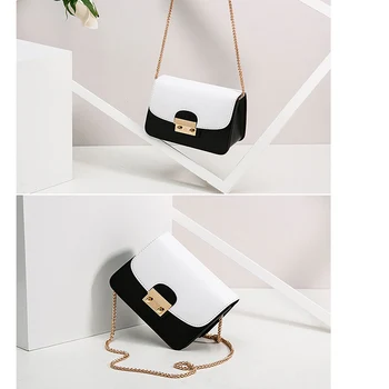 

RURU monkey Bag For Women Horizontal Chain Shoulder Strap Small Square Bag Single Shoulder Oblique PU Material Bag