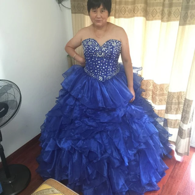 vestidos de 15 años blue
