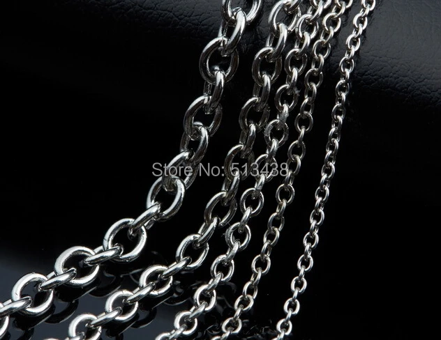 Best Price Wholesale Stainless Steel Smooth Oval Rolo Chain Marking Jewelry Finding |