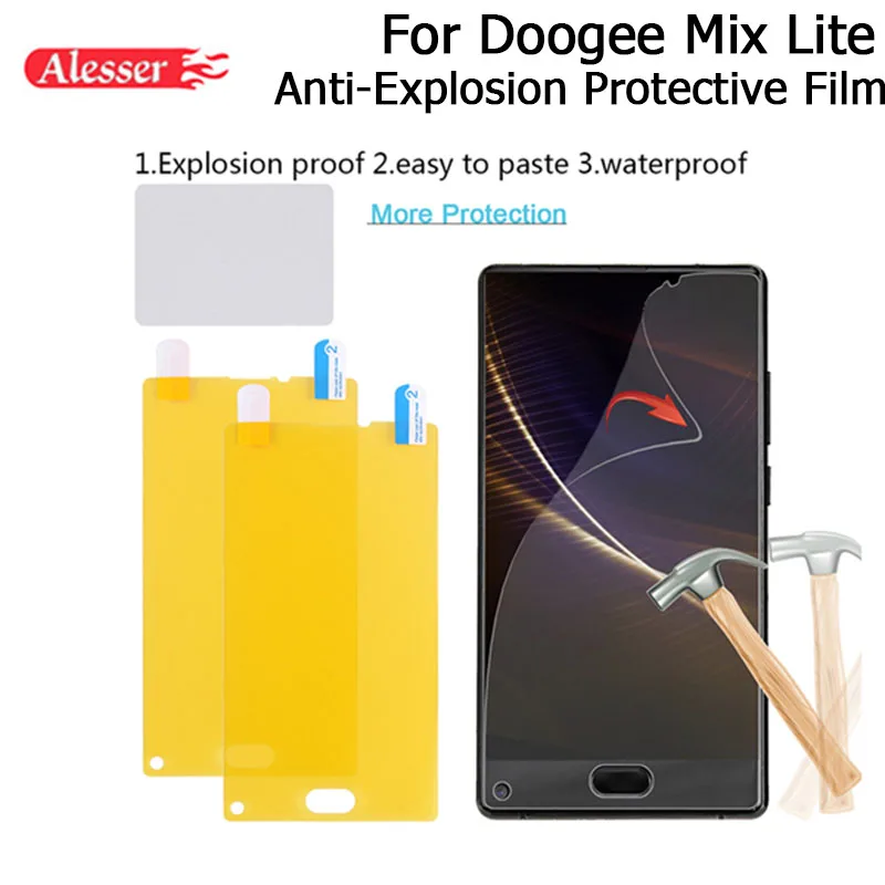 Alesser 2 шт Для Doogee Mix Lite нестеклянная Премиум Анти Взрывная Защитная пленка с