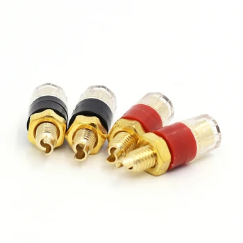 

12pcs Terminal Gold plating Binding Post for Speaker Amplifier Banana Plug