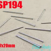T-pin 0,7x20 мм серьги из нержавеющей стали для ногтей Аурикулярные иглы серьги ювелирные изделия DIY части 1000 шт ZSP194