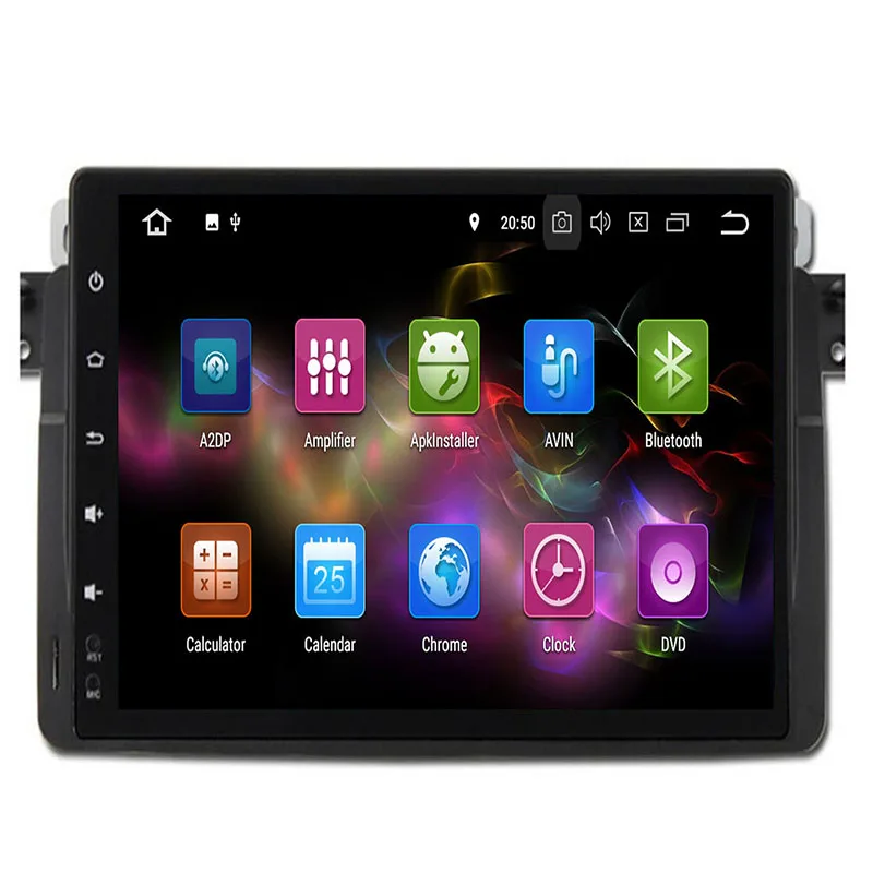 Cheap 2019 9" AutoRadio 1 Din Android 9.0 Car DVD Player For BMW E46 M3 318/320/325/330/335 Rover 75 1998-2006 GPS Navigation BT Wifi 1